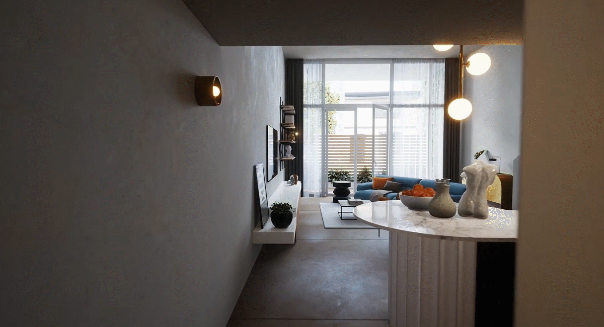 3D-animatie van het project